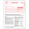 ComplyRight® 1096 Transmittal Tax Forms, Laser, 8-1/2" x 11", Pack Of 50 Forms