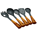 Oster Everwood 5-Piece Kitchen Nylon Tools Set, Brown/Gray 1 thumbnail image