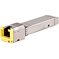 Aruba 1G SFP RJ45 T 100m Cat5e Transceiver - For Data Networking, Optical Network - 1 x RJ-45 1000Base-T Network - Twisted PairGigabit Ethernet - 1000Base-T