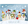 JAM Paper® Christmas Card Set, From All of Us, Set Of 25 Cards and 25 Envelopes