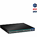 TRENDnet 52-Port Web Smart PoE+ Switch 1 thumbnail image