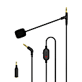 MEE audio ClearSpeak Universal Headset Cable With Boom Microphone, Black, CBL-BM-BK 1 thumbnail image