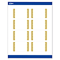 Avery® Print-To-The-Edge Labels & Sure Feed®, S00-DJY-PRWMP10, 2" x 3", Matte White, Preprinted Gold Dots Edge Design, Pack Of 80 1 thumbnail image