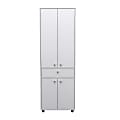 Inval® 24"W Kitchen Storage Cabinet, White