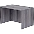 Lorell® Essentials 48"W Computer Desk, Charcoal