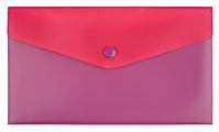 Office Depot® Brand Poly Envelope, Check Size, Assorted Colors