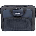 Manhattan Cologne 17" Laptop Briefcase, Black/Blue 1 thumbnail image