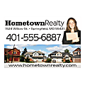 Custom Full-Color 2-Sided Aluminum Outdoor Sign, 12" x 18" 1 thumbnail image
