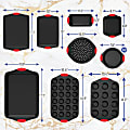 NutriChef 10-Piece Non-Stick Kitchen Oven Baking Pans - 10 Pieces - Baking, Cooking - Dishwasher Safe - NCSBS10S 1 thumbnail image