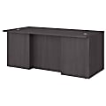 Bush Business Furniture Office 500 72"W Executive Desk, Storm Gray, Standard Delivery