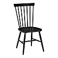 Office Star™ Eagle Ridge Dining Chairs, Black, Pack Of 2 Chairs