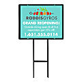 Custom Full-Color Aluminum Outdoor Sign With Holder, 2-Sided, 20" x 28" 1 thumbnail image