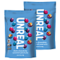 Unreal Dark Chocolate Peanut Gems, 5 Oz, Pack Of 2 Bags