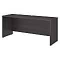 Bush Business Furniture Office 500 72"W Credenza Computer Desk, Storm Gray, Standard Delivery 1 thumbnail image
