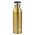 WAO Insulated Thermal Bottle, 20 Oz, Dark Gold