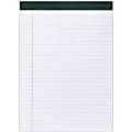 Roaring Spring Legal Pads, 40 Sheets, 8 1/2" x 11 3/4", 30% Recycled, White, Pack Of 12