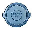 Rubbermaid Commercial Brute 44-Gallon Container Lid - Plastic - 1 Each - Gray 1 thumbnail image