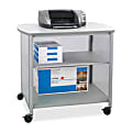 Safco® Impromptu Machine Stand, Deluxe, 31"H x 34 3/4"W x 25 1/2"D, Gray