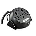 Safco Clamp-On Power and Data Module, 5"H x 4 1/4"W x 5"D, Black 1 thumbnail image
