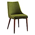 Office Star™ Palmer Fabric Dining Accent Chairs, Green, Pack Of 2 Chairs
