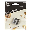 Brea Reese 2-Hole Handheld Metal Pencil Sharpener, Silver 1 thumbnail image