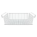 Better Houseware Small Undershelf Basket, 9-1/2" x 16", White 1 thumbnail image