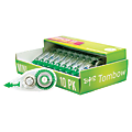 Tombow® Mono® Correction Tape, Mini, 1/6" x 315", 60% Recycled, White, Pack Of 10