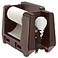 Cambro Soap Dispenser And Paper Towel Roll Holder For Camtainer, 14-3/8"H x 10-1/8"W x 19-3/8"D, Dark Brown 1 thumbnail image