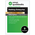Intuit Quickbooks Desktop Enterprise Gold, 2024, 2 Users, 1-Year Subscription, Windows® Compatible,  ESD