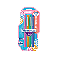 Paper Mate Flair Felt Tip Pens, Medium Point, 0.7 mm, Candy Pop Colors, Pack Of 4 Pens