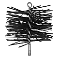 Chromex Premium Polyurethane Chimney Cleaning Brush With NPT Fitting, 8”, Black 1 thumbnail image