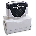 ACCU-STAMP® 2 Pre-Inked Return-Address Shutter Stamp, With Microban®, 15/16" x 1 15/16"