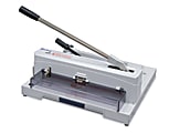 United C12 Tabletop Guillotine Paper Cutter With LED Laser Cut Line, 14.5”, Gray