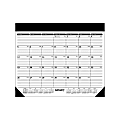 AT-A-GLANCE® 30% Recycled Desk Pad Refill, 22" x 17", January-December 2015