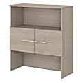 Bush Business Furniture Office 500 36"W Bookcase Hutch, Sand Oak, Standard Delivery