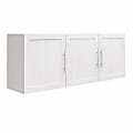 Ameriwood Home Systembuild Evolution Camberly 54"W Framed Wall Cabinet, Ivory Oak 1 thumbnail image