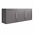 Ameriwood Home Systembuild Evolution Camberly 54"W Framed Wall Cabinet, Graphite Gray