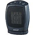 Brentwood H-C1601 1500-Watt Portable Ceramic Space Heater And Fan, 10"H x 8-1/2"W, Black 1 thumbnail image