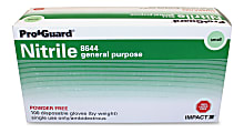 ProGuard Powder-Free Nitrile General Purpose Gloves, Small, Blue, Carton Of 1000 1 thumbnail image