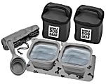 Mobile Dog Gear Dine Away Bag For Small Dogs, 7-1/2"H x 5-3/4"W x 18"D, Black 1 thumbnail image