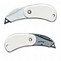 QuickBlade Pocket Safety Cutters With Tape Splitter, White, Pack Of 12 1 thumbnail image