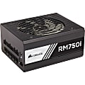 Corsair RMi Series RM750i - 750 Watt 80 PLUS Gold Certified Fully Modular PSU - 120 V AC, 230 V AC Input - 750 W / 3.3 V DC, 5 V DC, -12 V DC, 12 V DC - 1 Fan(s) - 90% Efficiency 1 thumbnail image