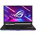 Asus ROG Strix SCAR 17 Gaming Laptop, 17.3" Screen, Intel® Core™ i9, 16GB Memory, 1TB Solid State Drive, Off Black, Windows® 11 Home