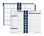 FranklinCovey® Monticello® 30% Recycled Planner Refill, 5 1/2" x 8 1/2", 2 Pages Per Day, January-December 2015