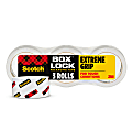 Scotch® 3950-3 Box Lock Packaging Tape, 1-15/16" x 54-5/8 Yd, Clear