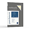 Southworth® Parchment Specialty Paper, Sampler, 8 1/2" x 11", Assorted Colors, Pack Of 50 1 thumbnail image