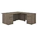 Bush Business Furniture Office 500 72"W L-Shaped Executive Corner Desk With Drawers, Modern Hickory, Standard Delivery 1 thumbnail image