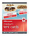 Office Depot® Brand Inkjet/Laser Tent Cards, Medium, 2 1/2" x 8 1/2", Bright White, Pack Of 100 1 thumbnail image