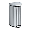 Safco® Hands-Free Step-On Receptacle, 7-Gallon, Silver 1 thumbnail image