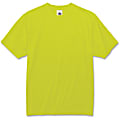 Ergodyne GloWear 8089 Non-Certified T-Shirt, X-Large, Lime